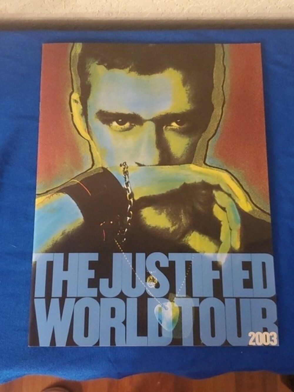 VTG 2003 Justin Timberlake Justified World Tour Official Concert Program Book